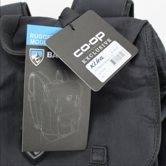 Kuhl Marauder Backpack Waxed Canvas 16L Black - Picture 7 of 10